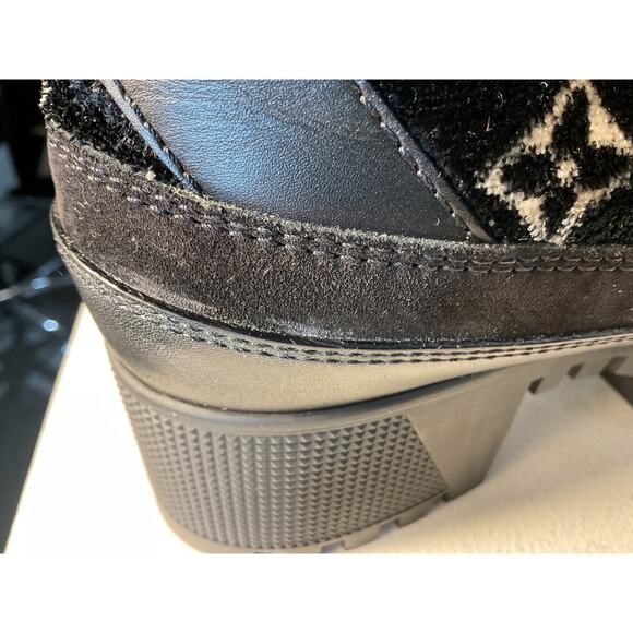 Louis Vuitton 'Laureate' Black Leather Platform Desert Boot Size 6.5 - Picture 9 of 10